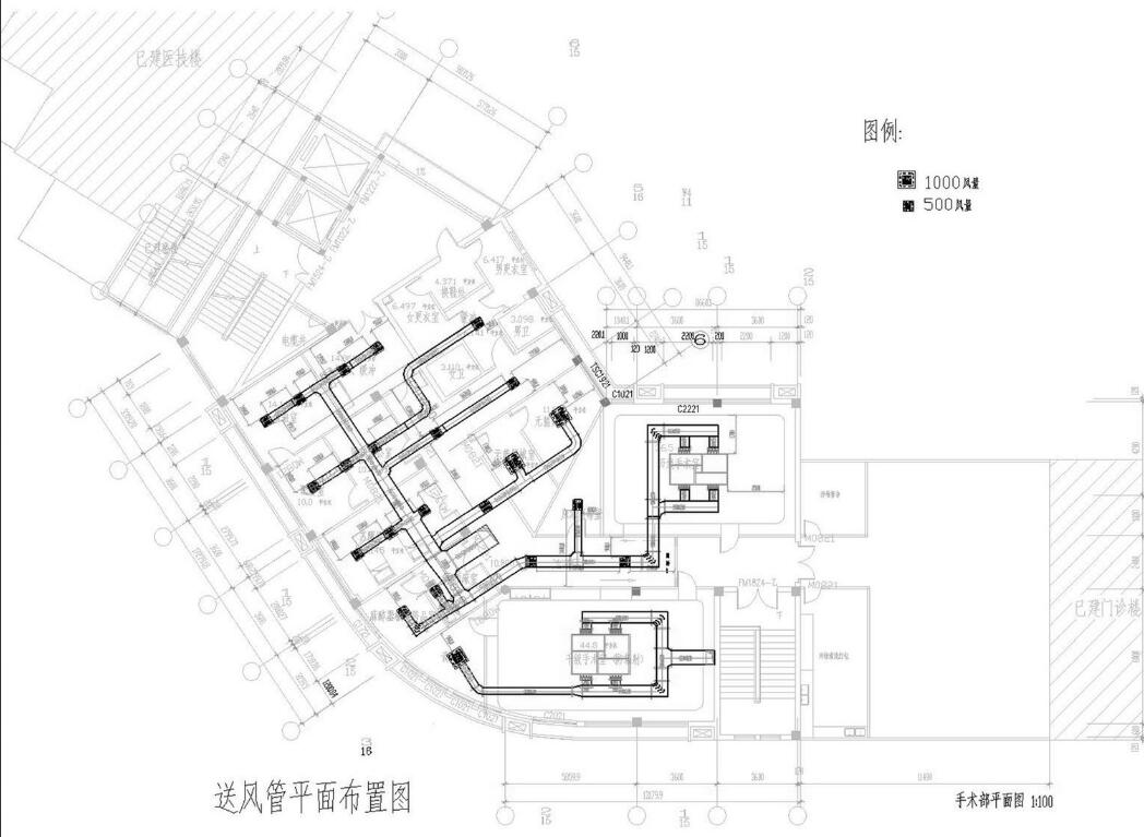 [南平]医院洁净手术室机电全系统设计施工图（水暖电及装饰）