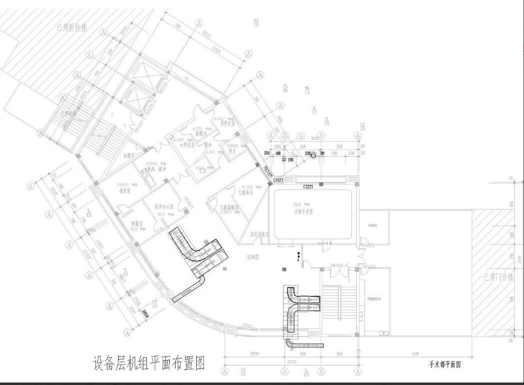 回风口平面布置图