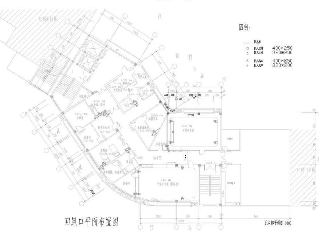 手术部平面布置图